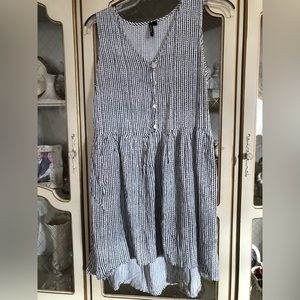 Portocruz summer dress white/black size S